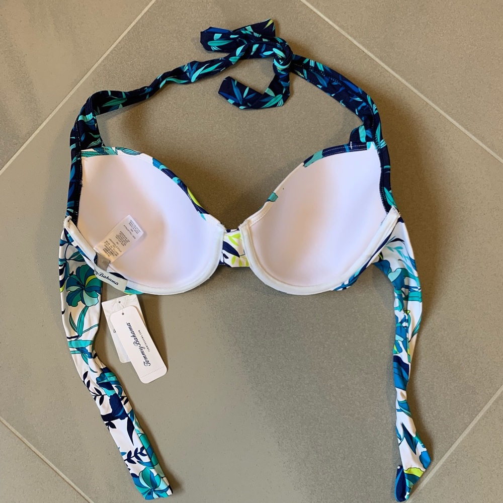 Tommy Bahama Swirl Underwire Halter Bikini Top - Picture 6 of 8